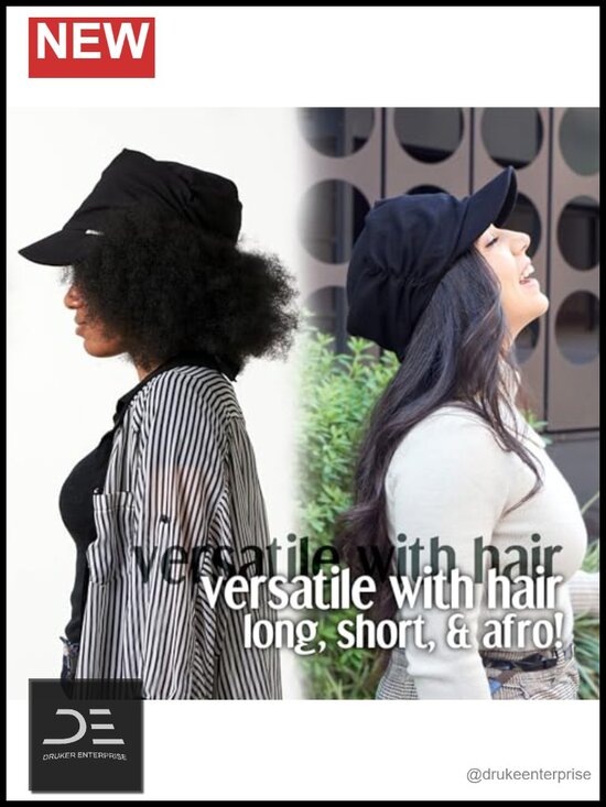 Cotton Newsboy Cap - Flat Top Hat with Sherring Design - Stretch Fit